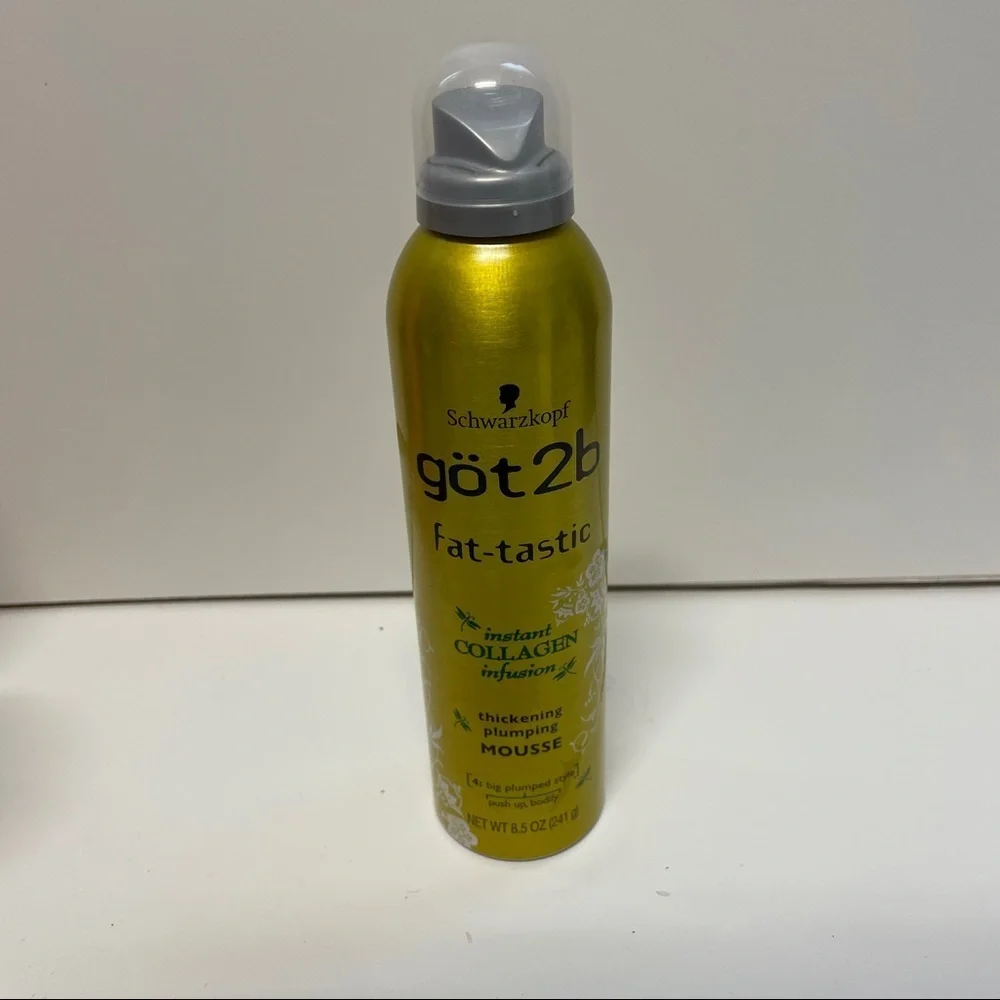 Got2b Schwarzkopf Fat-tastic Thickening Plumping Hair Mousse - 8.5OZ HTF
